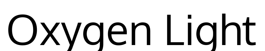 Oxygen Light Font Download Free